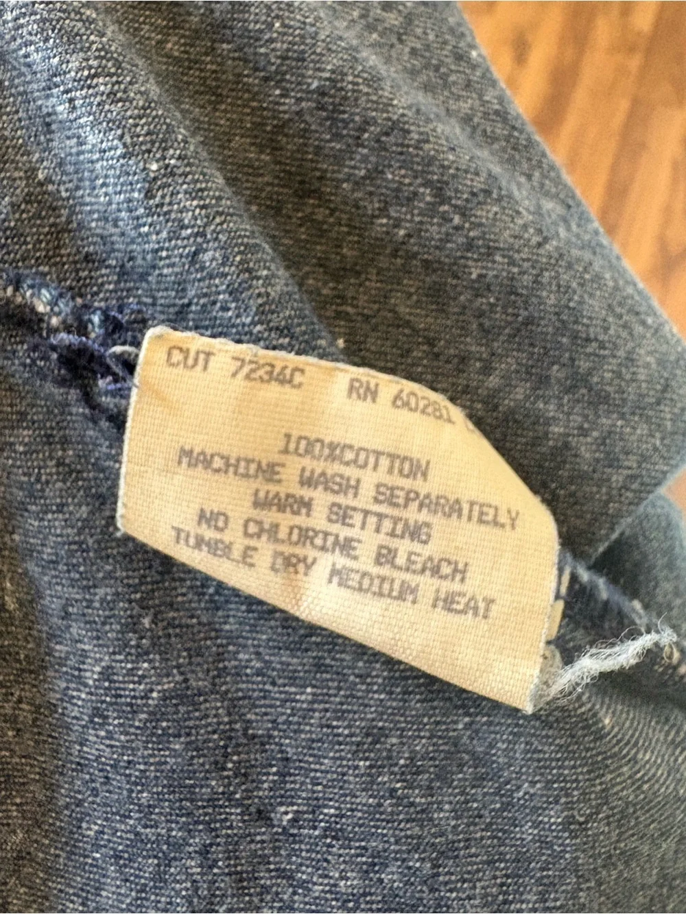 Vintage High-Rise Cherokee Dark Acid Wash Denim Shorts Elastic Waist sz Large